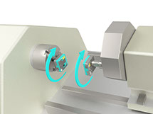 Alignement laser coaxialite