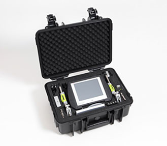 système alignement laser arbre tournant