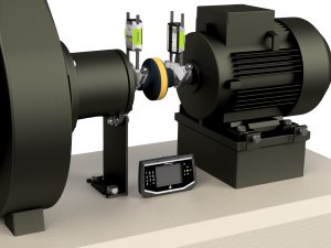 laser alignement arbre machine tournante