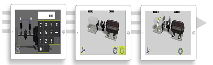 alignement laser machine tournante