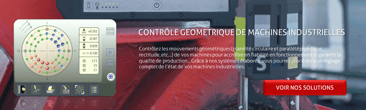 controle géométrique machines industrielles
